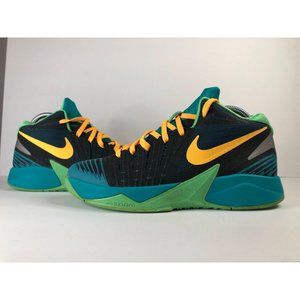 Mens Nike Zoom 2013 Get Buckets Nightshade/Atomic Mango Shoes Size 7.5